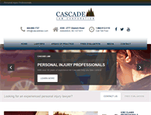 Tablet Screenshot of cascadelaw.com